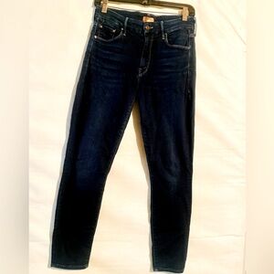 MOTHER high waist The Looker Crop Denim Jeans Size 27